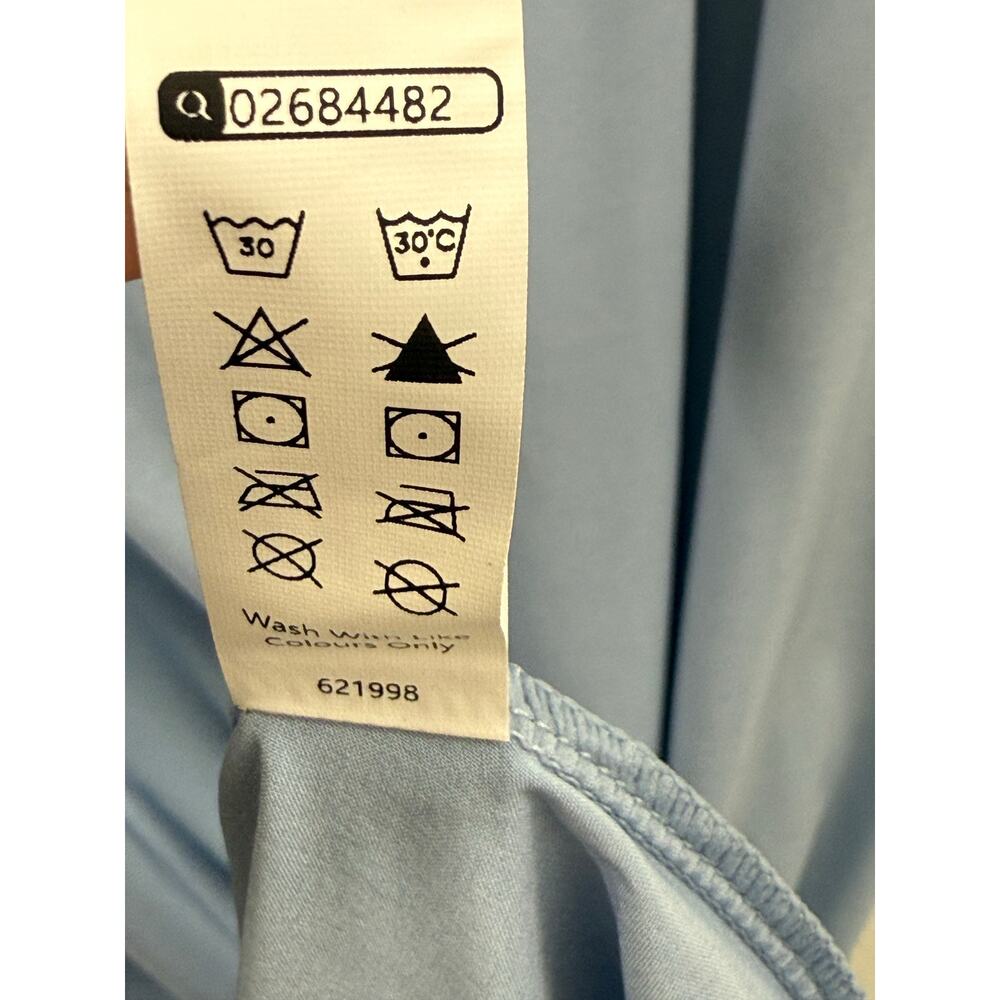 NWT Halara Breezeful Pocket Flowy Flare Maxi Dress L Ballad Blue Quick Dry - Picture 12 of 12